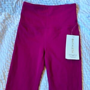 NWT Athleta Straight Pant Magenta Leggings XS